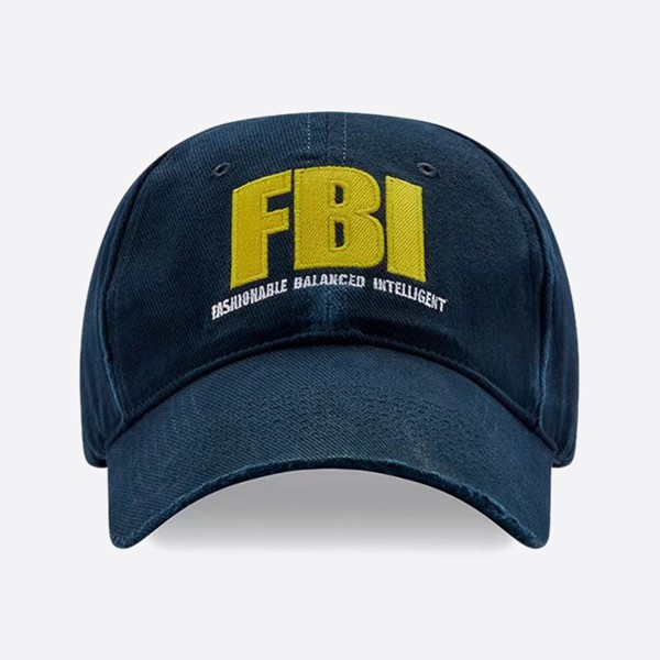 발렌시아가 FBI 야구 모자 680740410B24075