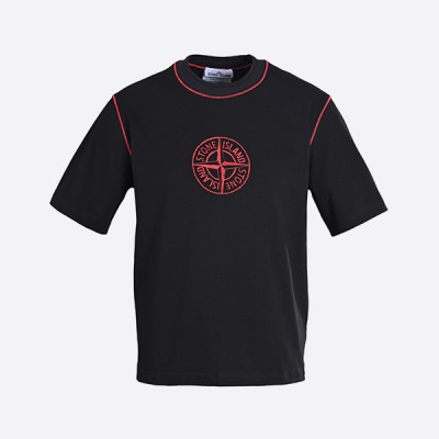 레플 스톤 아일랜드 블랙 2100001 코마 오가닉 코튼 저지 레플리카