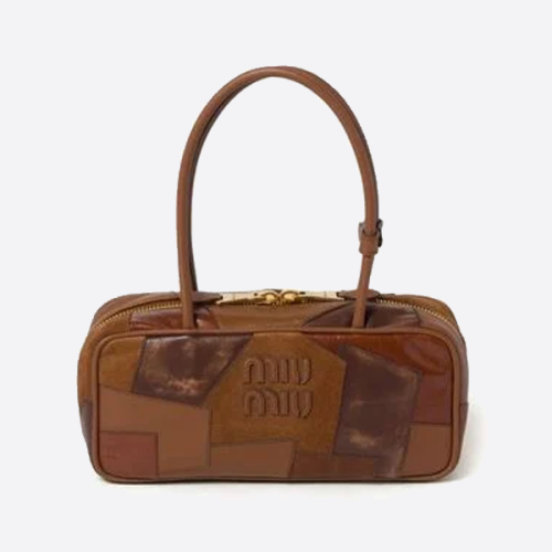 레플 미우미우 코냑 보 레더 패치워크 백 5BB173_2CRI_F0046_V_OWO 레플리카