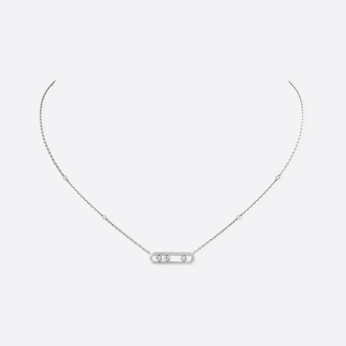 레플 메시카 화이트 골드 다이아몬드 네크리스 베이비 무브 04323-wg 레플리카