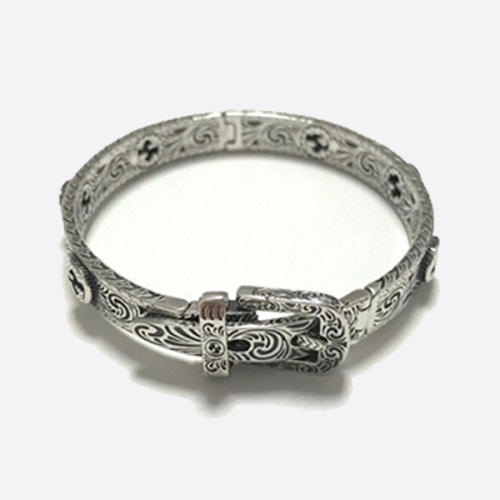 레플 구찌 가든 실버 브레이슬릿 스털링 실버 ‎600137 J8400 0811 레플리카