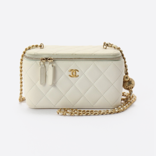 샤넬 오리지널 양가죽 화장품 가방 체인 여성용 숄더 크로스바디 백 24092895802830