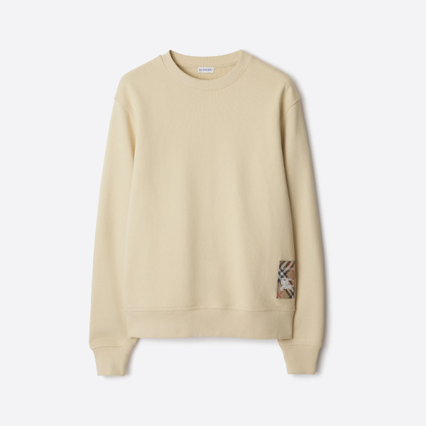 버버리 패치 워호스 테리 스웨트셔츠