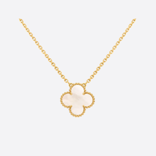 반 크리프 & 아펠 마더 오브 펄 솔리테어 목걸이