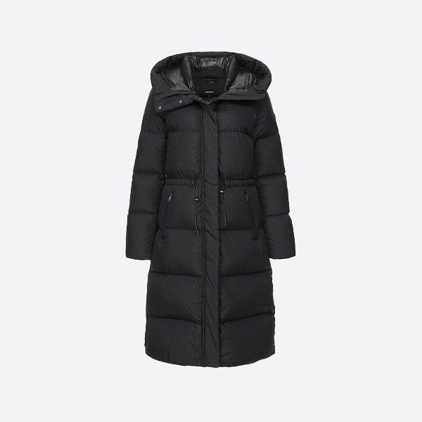 맥케이지 이샤니 클라우드 롱 다운 코트 블랙
