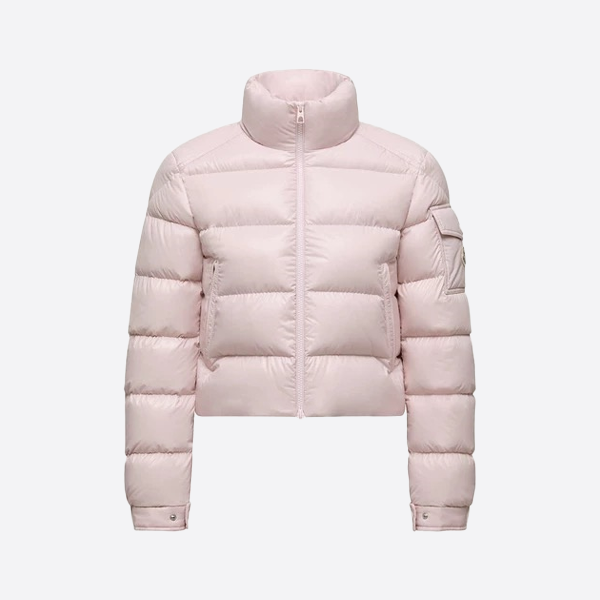 몽클레르 숏 다운 재킷 핑크