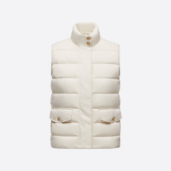 몽클레르 다운 조끼 아이보리
