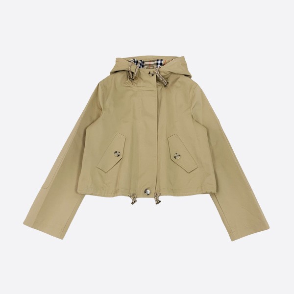 BURBERRY Hooded Short Jacket