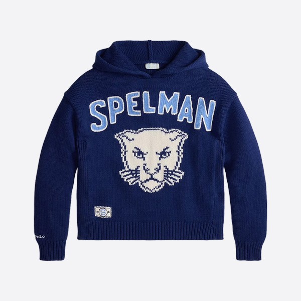 폴로 랄프 로렌 로고 크루넥 스웨터