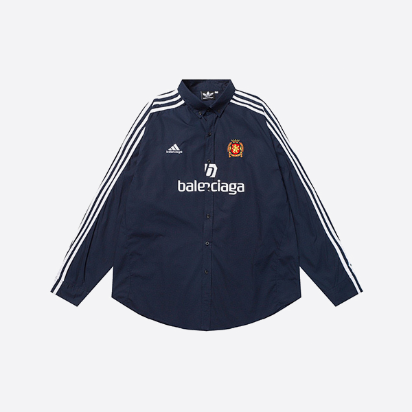 Balenciaga Manchester United embroidered ribbon long-sleeved shirt