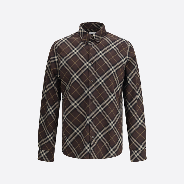 Burberry diamond-quilted flannel wool shirt jacket