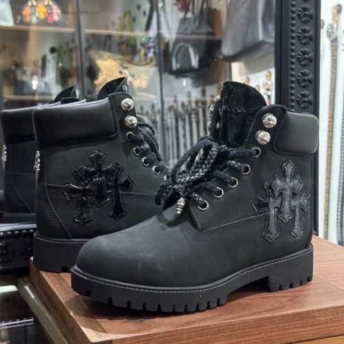 크롬 하트 클래식 블랙 부츠 115435