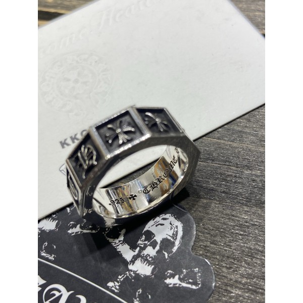 크롬하츠 산스크리트 크로스 링