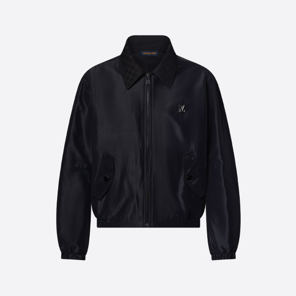 루이비통 자카드 양면 지퍼업 재킷