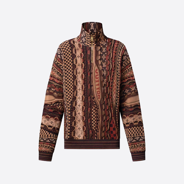 루이비통 하프 지퍼 스웨트셔츠