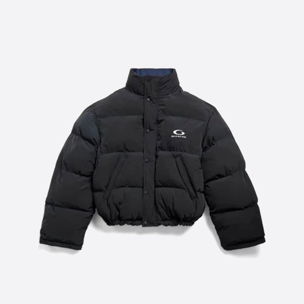 발렌시아가 안전핀 양면 패딩 재킷