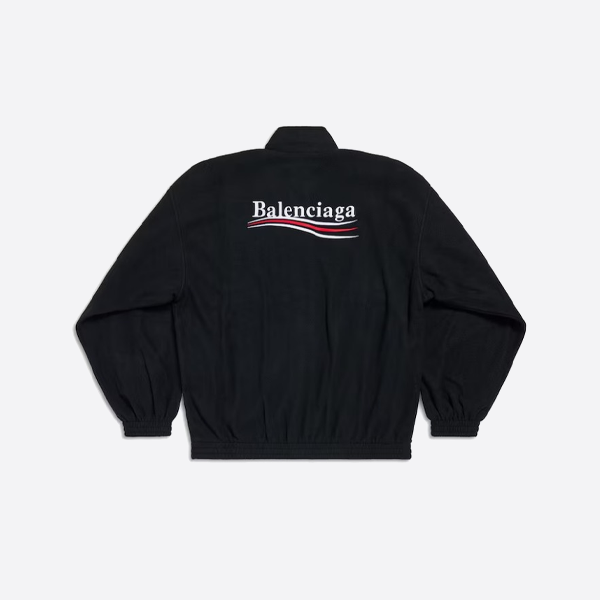 발렌시아가 코카콜라 로고 스탠드 칼라 재킷 캐주얼 코트