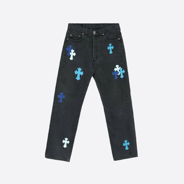 크롬 하츠 청바지 블루