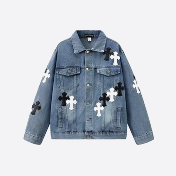 크롬하츠 스카웃 플라워 캐시미어 비니 (블루)