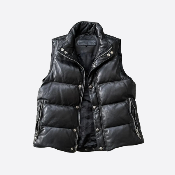 크롬하츠 다크 패턴 시리즈 후드 다운 베스트