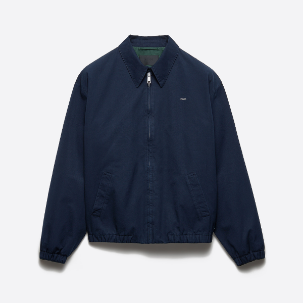 프라다 컬러 블록 재킷, 네이비 블루