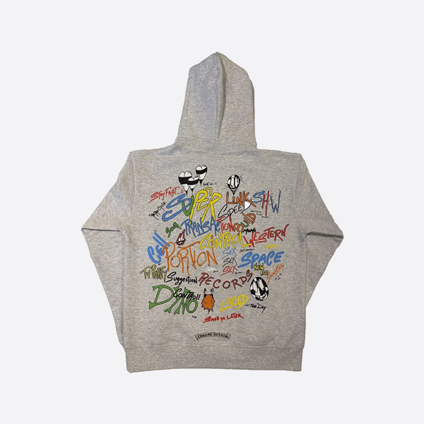 크롬하츠 그래피티 레터 후드티