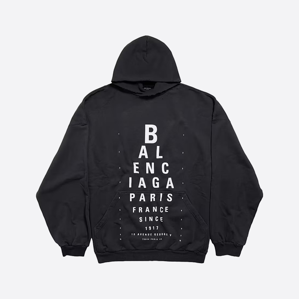 발렌시아가 비전 차트 스웨트셔츠/후디
