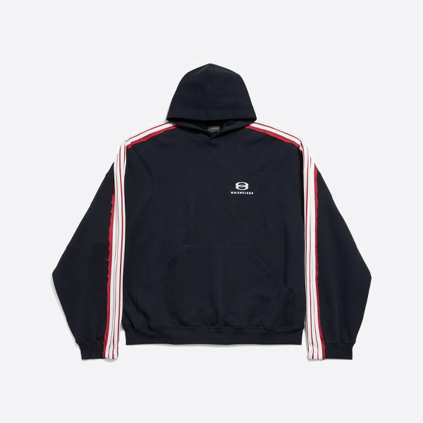 발렌시아가 파이브피스 패치워크 롱 스웨트팬츠