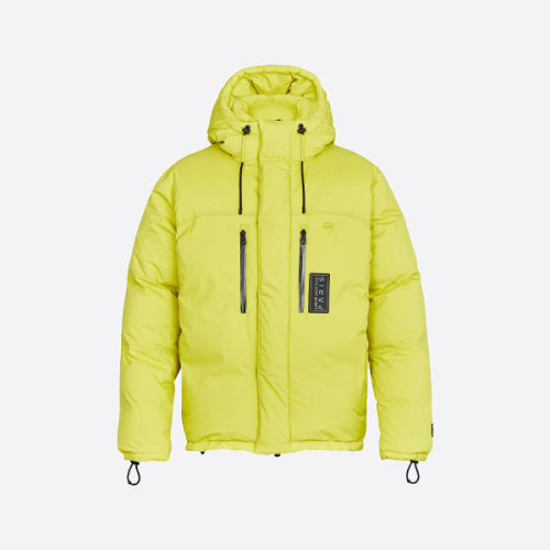 루이비통 실리콘 라벨 다운 재킷