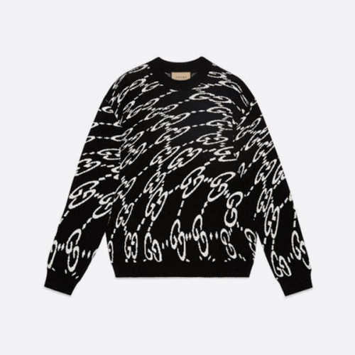 구찌 트위스트 더블 G 자카드 스웨터