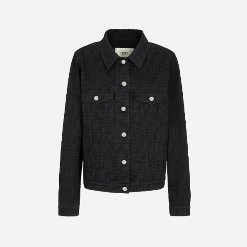 펜디 올오버 프린트 FF 데님 재킷 세트