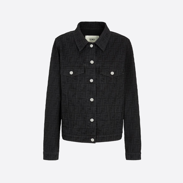 펜디 올오버 프린트 FF 데님 재킷 세트