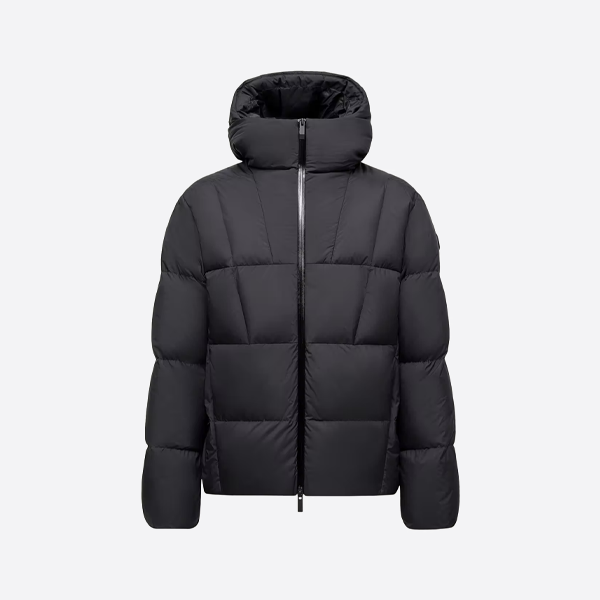 몽클레어 후드 다운 재킷, 블랙