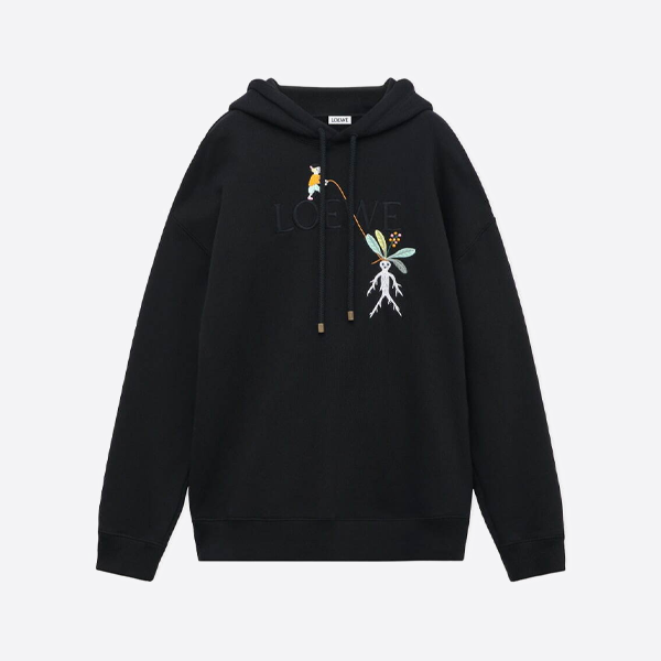 로에베 x 스나 후지타 콜라보레이션 자수 후드티