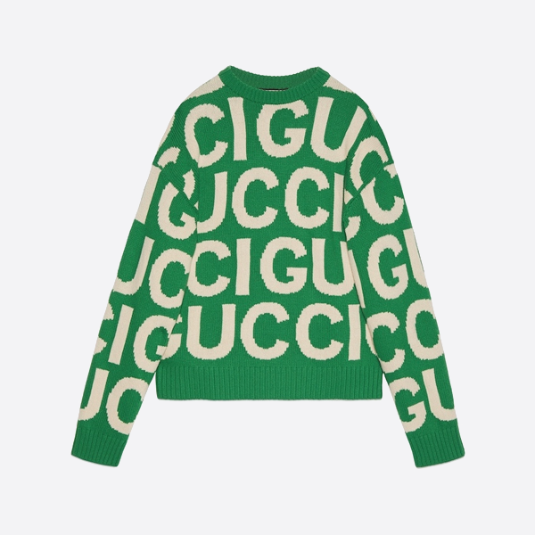 구찌 인레이 울 스웨터