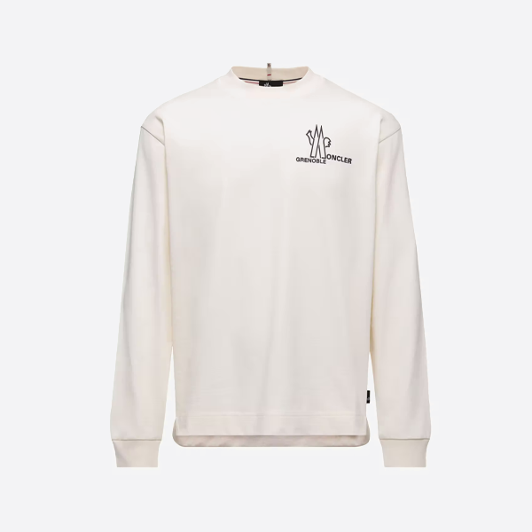 몽클레어 가죽 패치워크 컬러 블록 긴팔