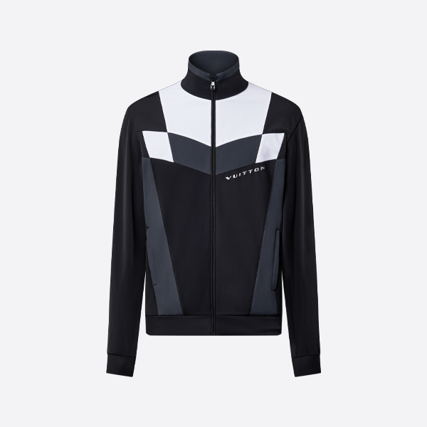 루이비통 컬러 블록 지퍼업 재킷