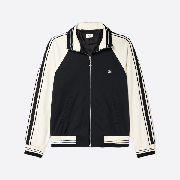 셀린느 개선문 자수 스탠드 칼라 재킷