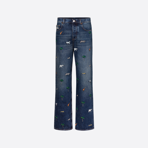 루이비통 애니멀 자수 수트 진