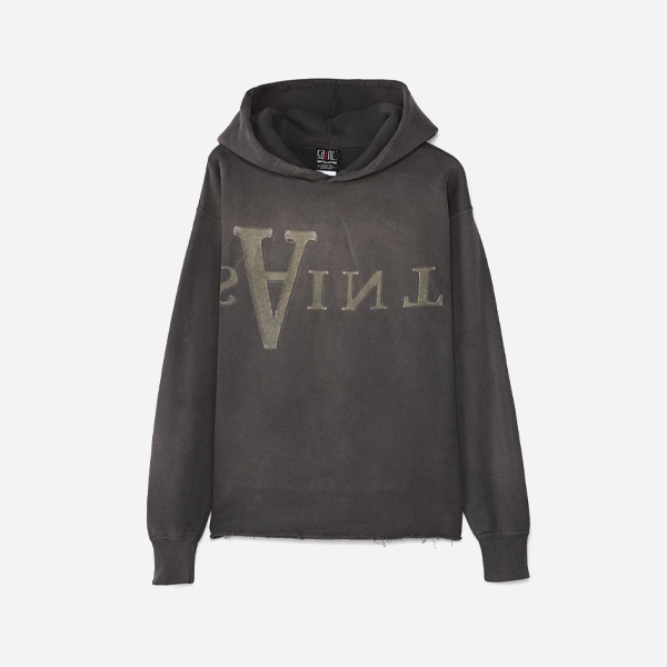 세인트 마이클 마돈나 프린트 후드티