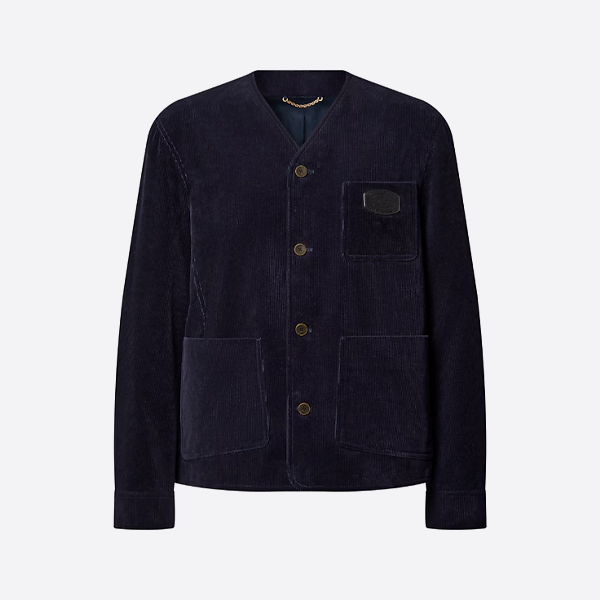 루이비통 코듀로이 브이넥 재킷