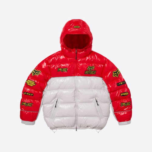 슈프림 글로시 후드 다운 재킷
