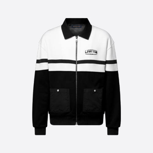 루이비통 모노그램 자수 컬러 블록 재킷