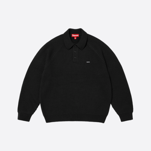 슈프림 자수 로고 니트 블랙 스웨터