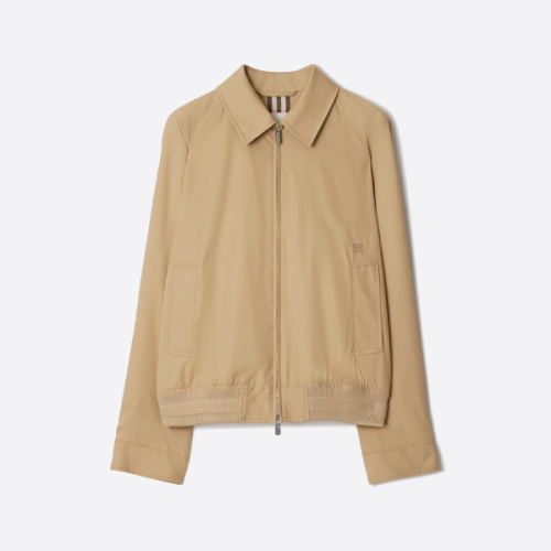 버버리 워 호스 네이버 체크 칼라 재킷