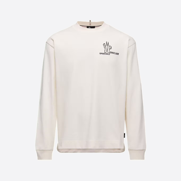 몽클레르 패치워크 크루넥 스웨트셔츠