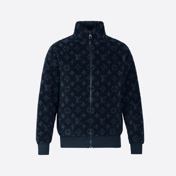 루이비통 전체 프린트 테디베어 플리스 재킷