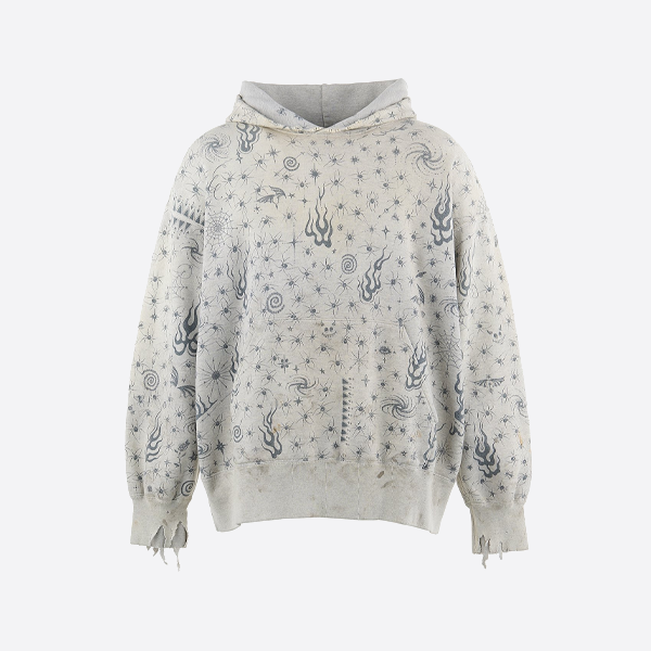 성 미카엘 전체 프린트 후드티