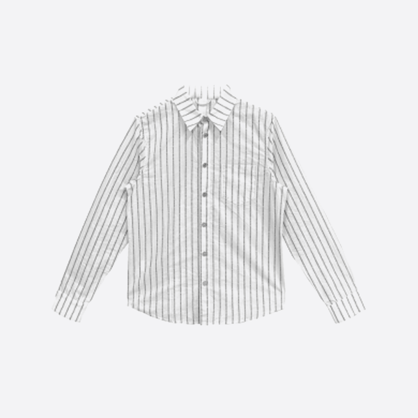 크롬하츠 산스크리트어 전체 프린트 긴팔 셔츠