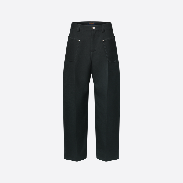 루이비통 스터드 장식 캐주얼 작업 바지